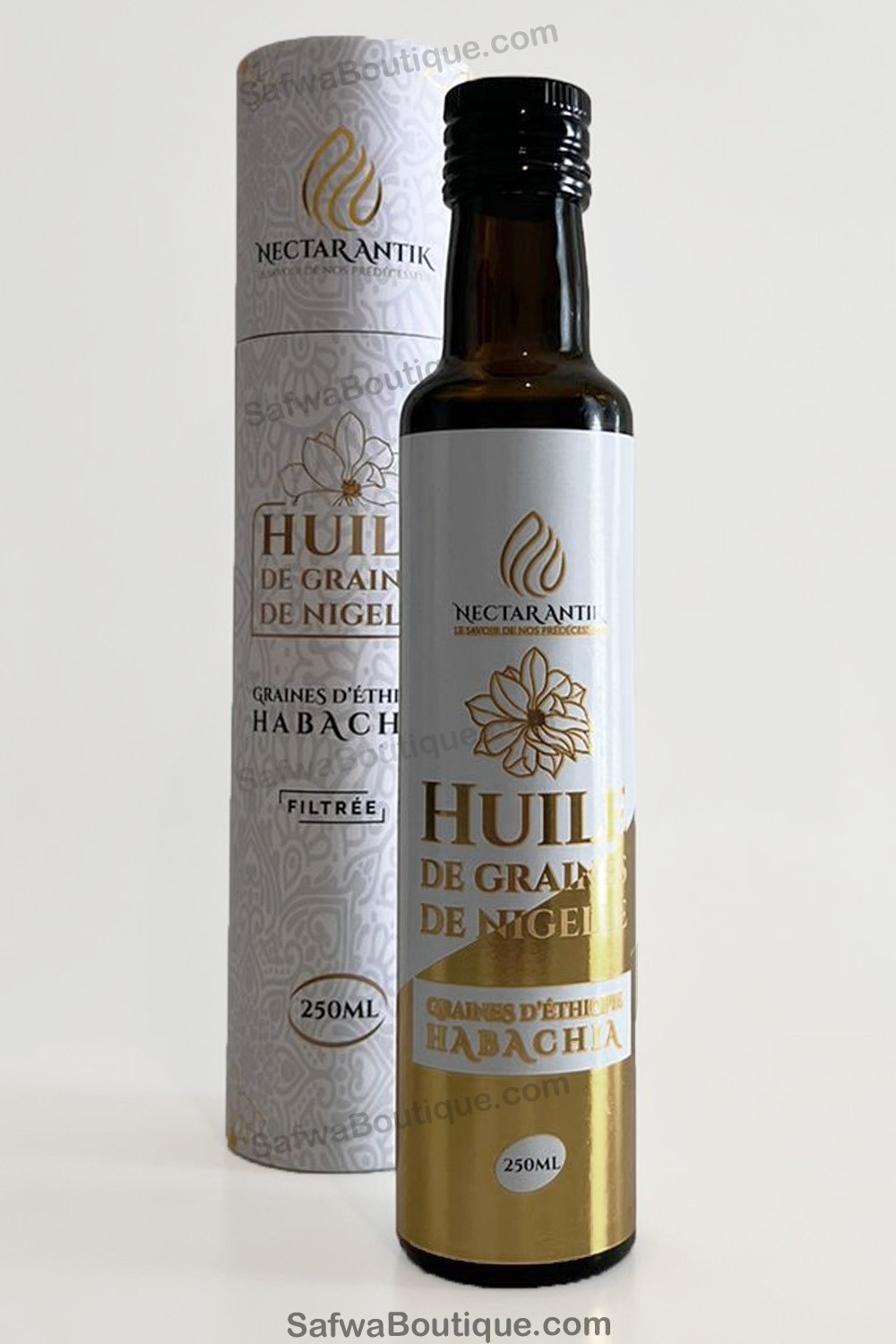 Gefiltertes Schwarzkümmelöl aus Äthiopien - Antiker Nektar-Nigella-Safwa Boutique