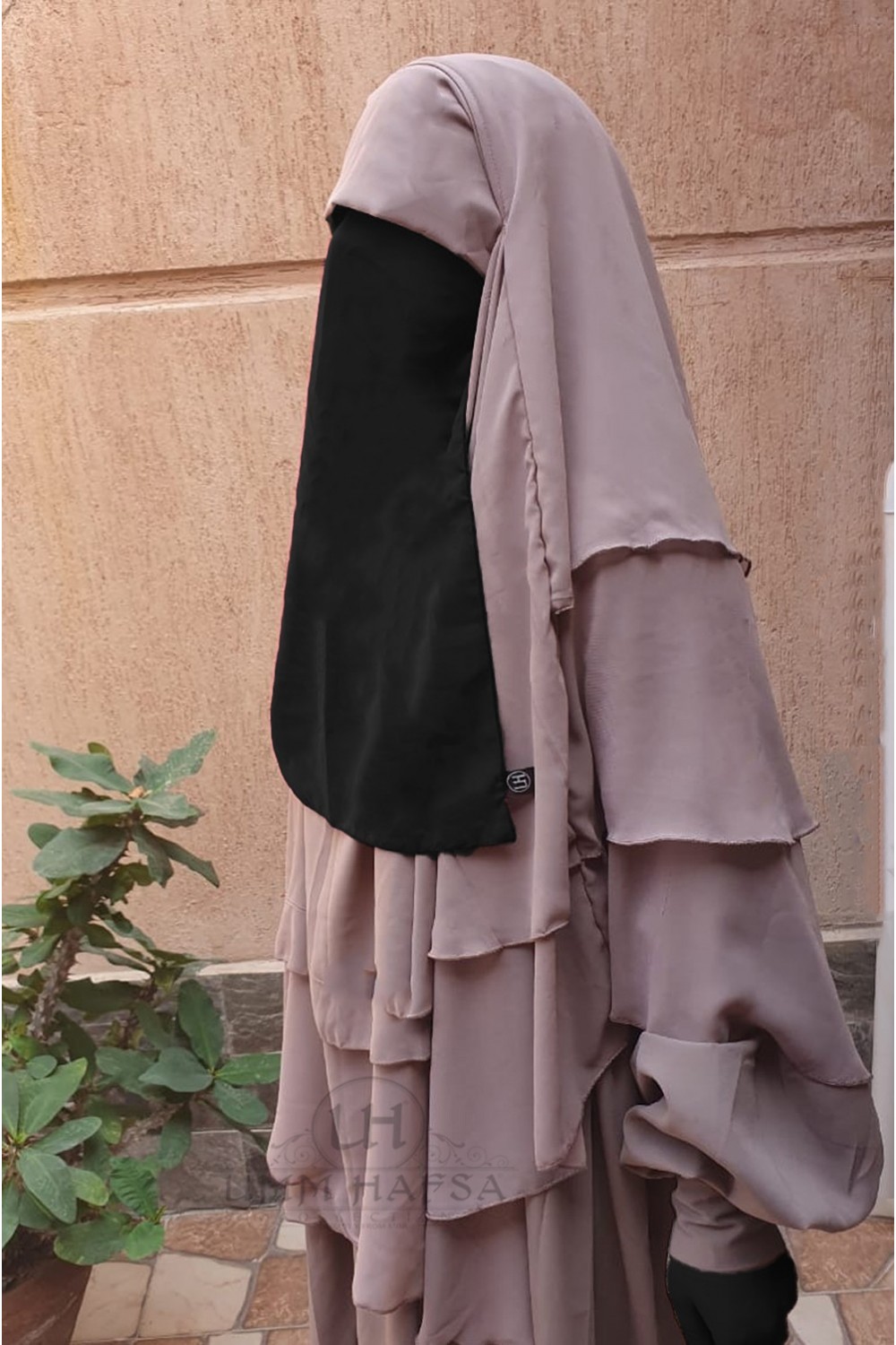 Halve niqab van 45 cm van Umm Hafsa-Niqab & Sitar-Safwa Boutique
