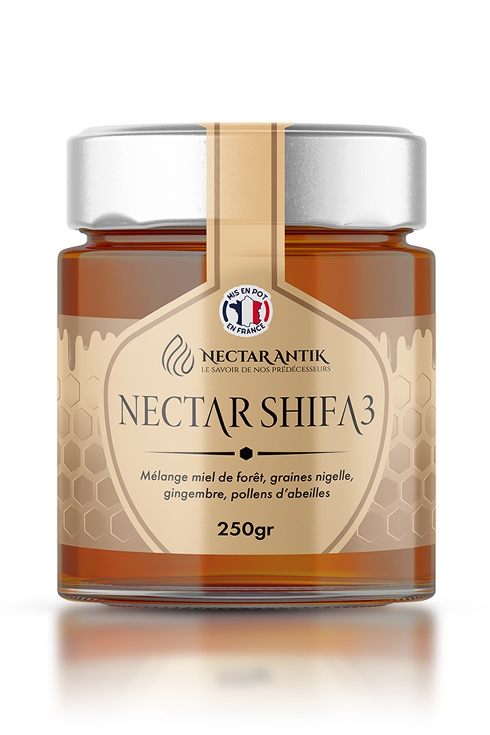 IMMUNITETSFÖRSTÄRKANDE HONUNG Nektar Shifa 250gr - Antik Nektar-Miel 100% naturel-Safwa Boutique