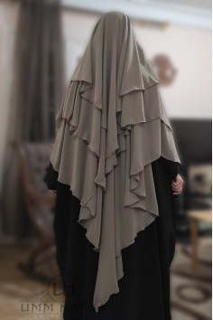 Khimar 3-layer chiffon by Umm Hafsa