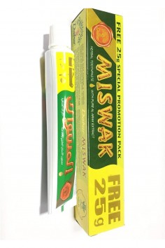 Tandkräm miswak 50+25g GRATIS - Dabur 2