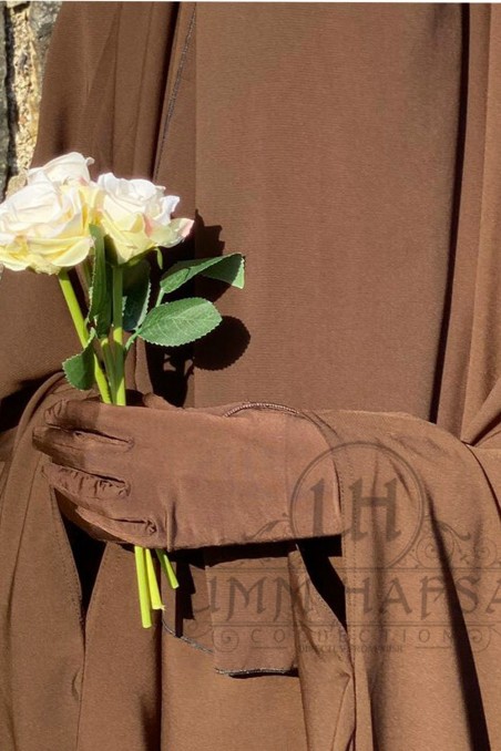 Guantes Táctiles Umm Hafsa – Extra Largos-Mis-Bas & Gant-Safwa Boutique