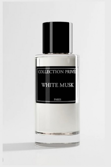 Água de Perfume MUSK BRANCO 50ml - Coleção Privada Paris-Parfums Made in France-Safwa Boutique