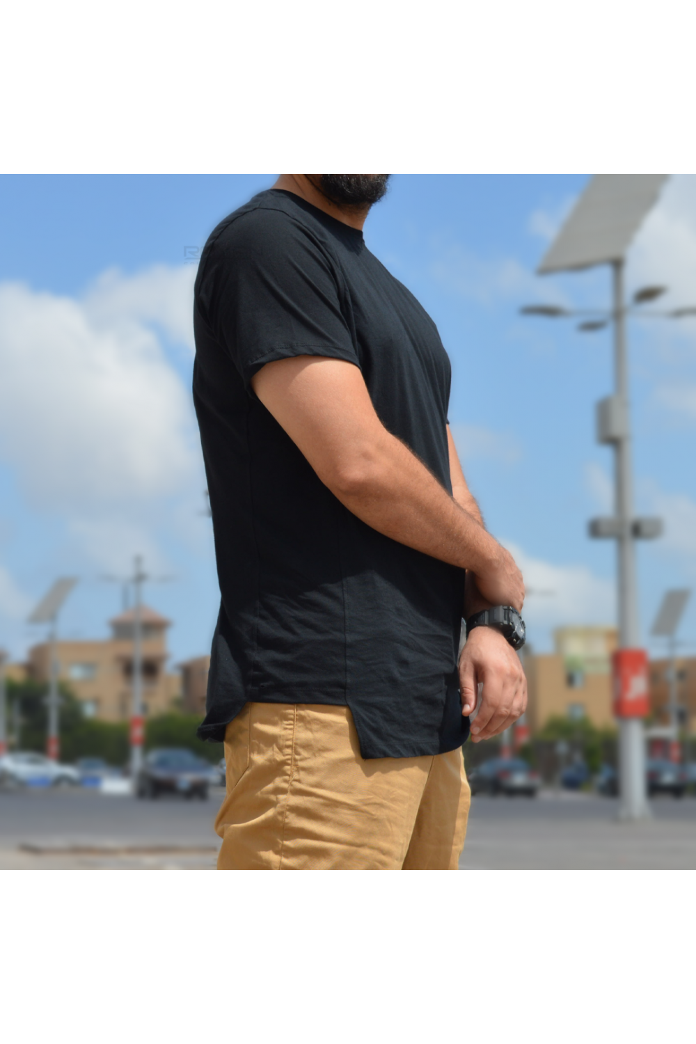 T-shirt oversize Rayane 22TS 100% cotone-Tee-Shirts & Polos-Safwa Boutique