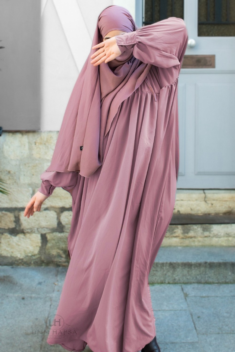 Hafsa clip abaya by Umm Hafsa-Abaya & Dress-Safwa Boutique