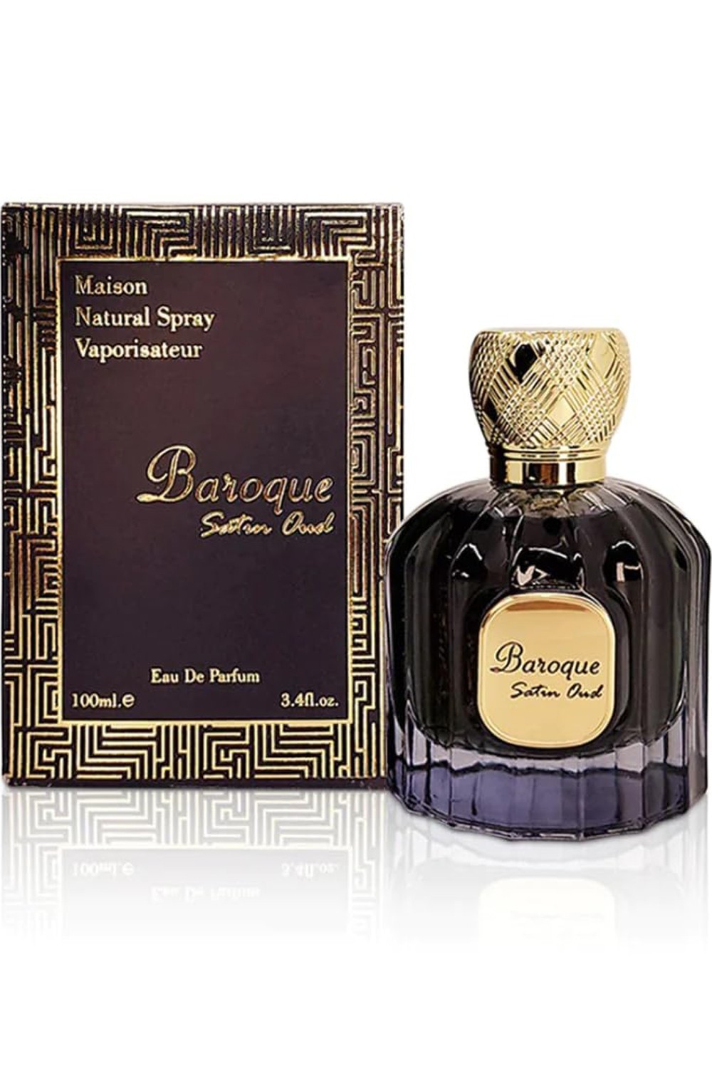Baroque Satin Oud ALHAMBRA Eau de Parfum 100mL - Alhambra Perfumes House Dubai-Dubaï Fragrances-Safwa Boutique