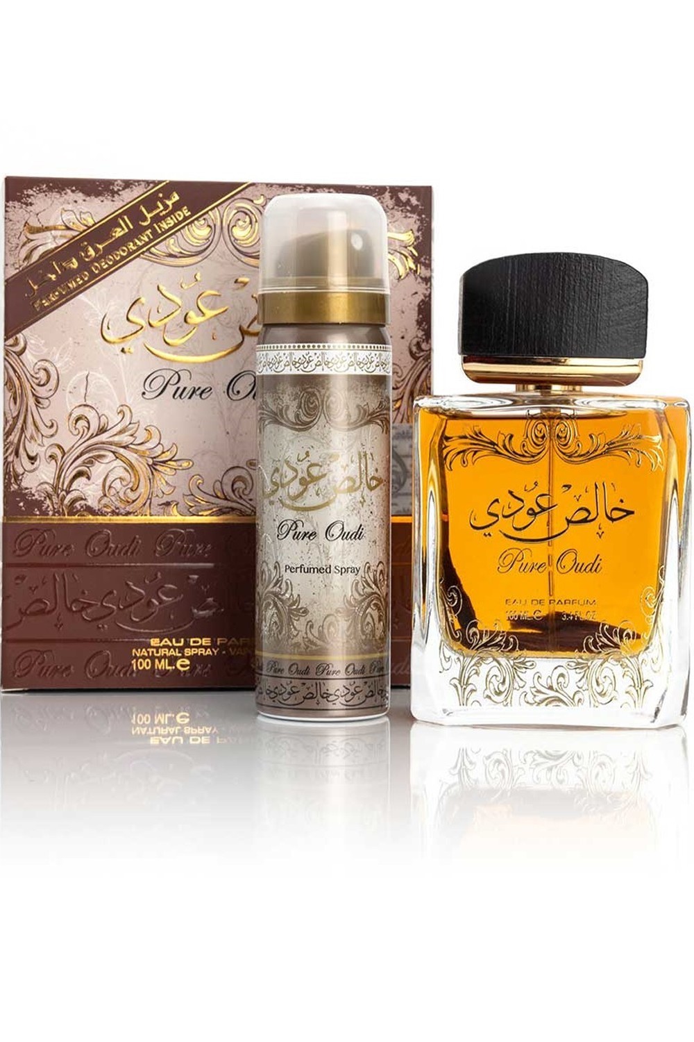 Eau de Parfum Pure Oudi Khalis Oudi 100mL - Lattafa Parfumer Dubai-Parfums Dubaï-Safwa Boutique