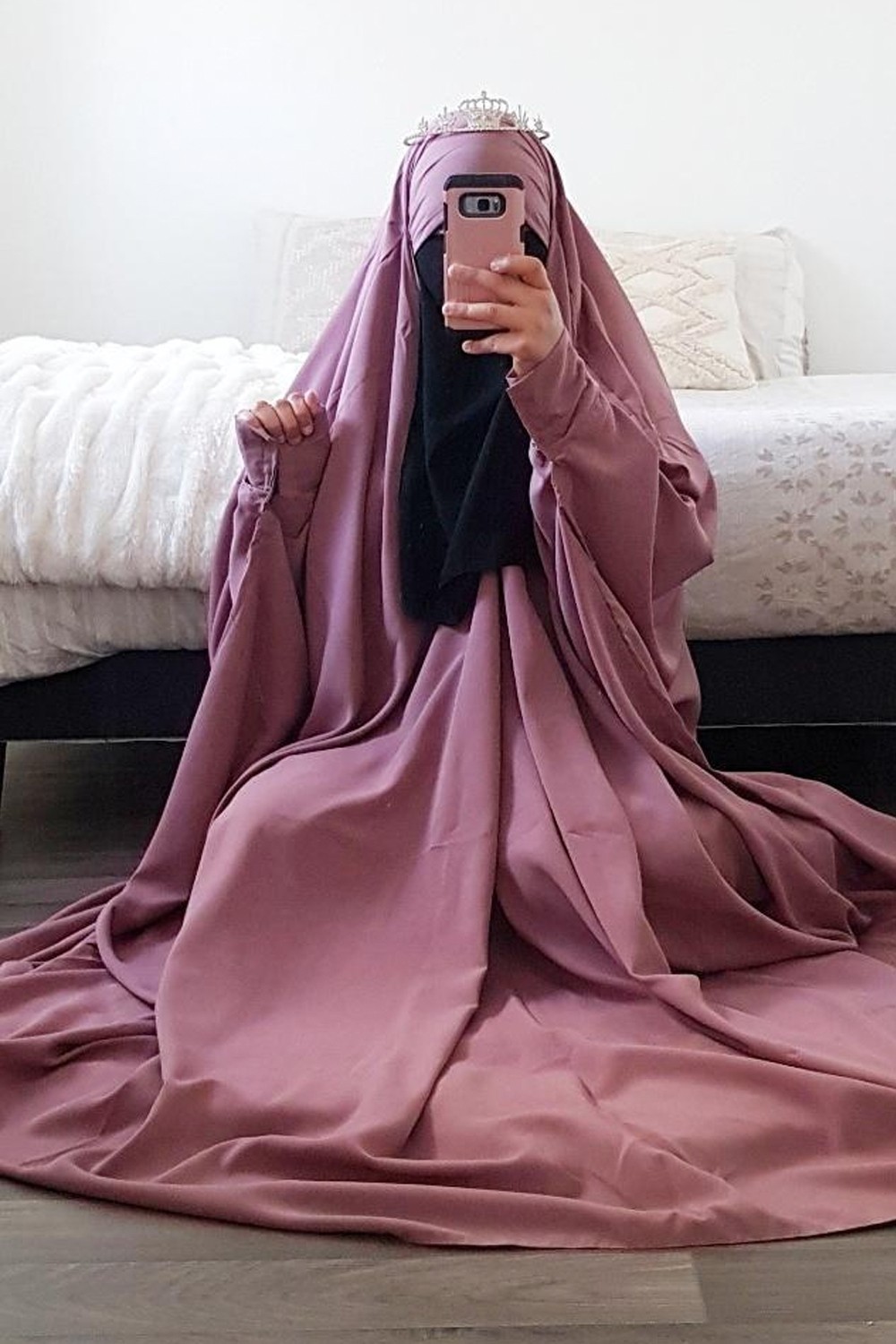 Jilbab saudí con clips – Umm Hafsa-jilbeb & jilbab-Safwa Boutique