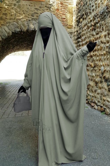 Jilbab saudí con clips – Umm Hafsa-jilbeb & jilbab-Safwa Boutique