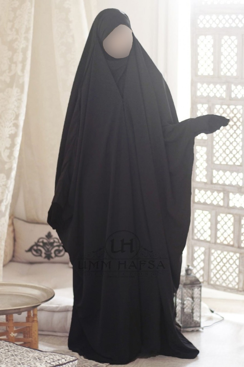 Jilbab saudita com clipes – Umm Hafsa-jilbeb & jilbab-Safwa Boutique