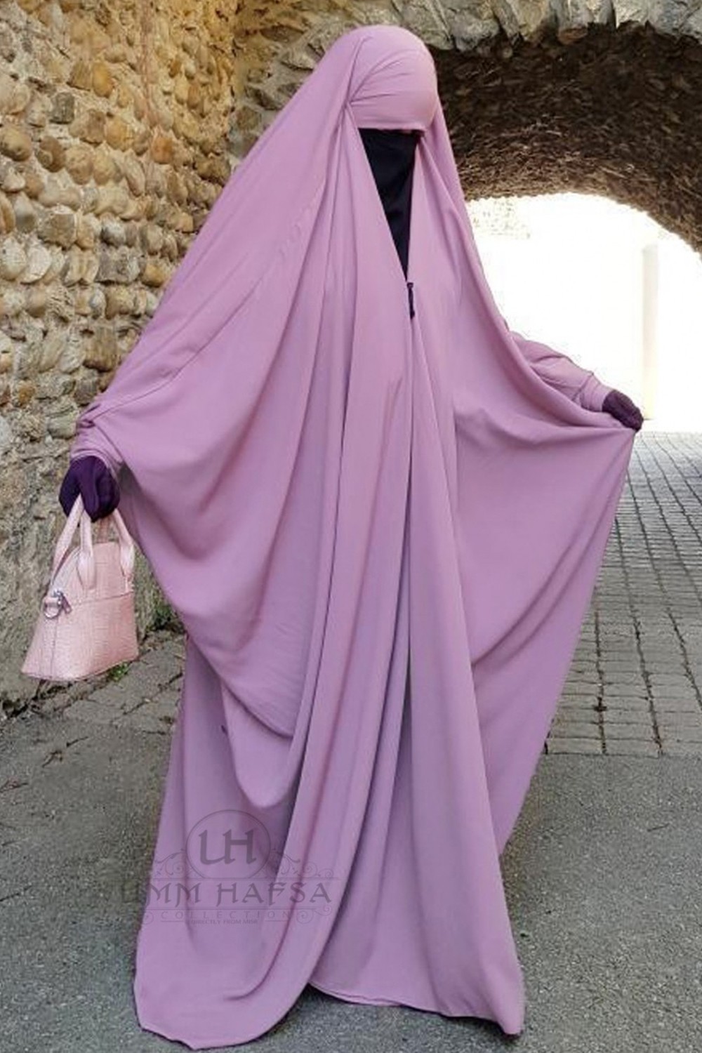 Jilbab saudí con clips – Umm Hafsa-jilbeb & jilbab-Safwa Boutique