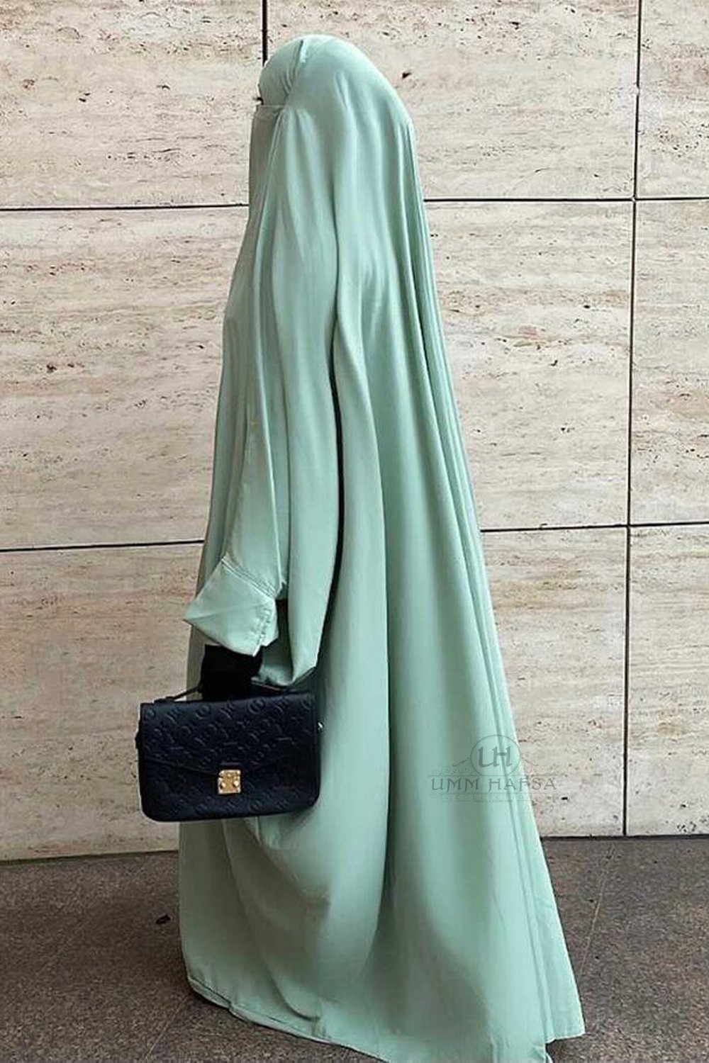 Jilbab saudita com clipes – Umm Hafsa-jilbeb & jilbab-Safwa Boutique