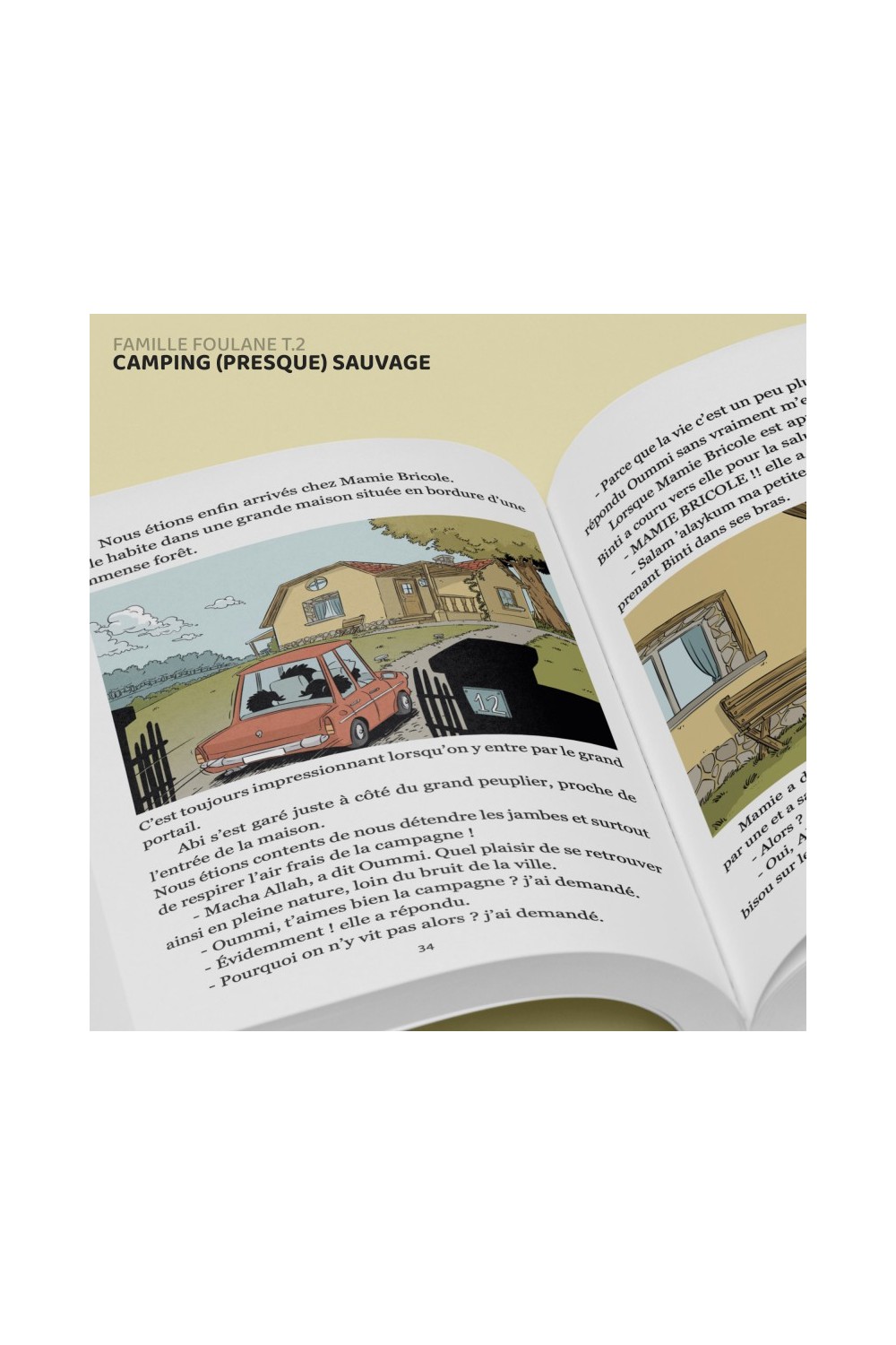 La Famiglia Foulane (Volume 2): Campeggio (quasi) selvaggio-Livres Enfants-Safwa Boutique