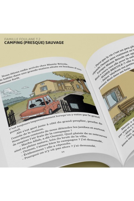 La Famiglia Foulane (Volume 2): Campeggio (quasi) selvaggio-Livres Enfants-Safwa Boutique