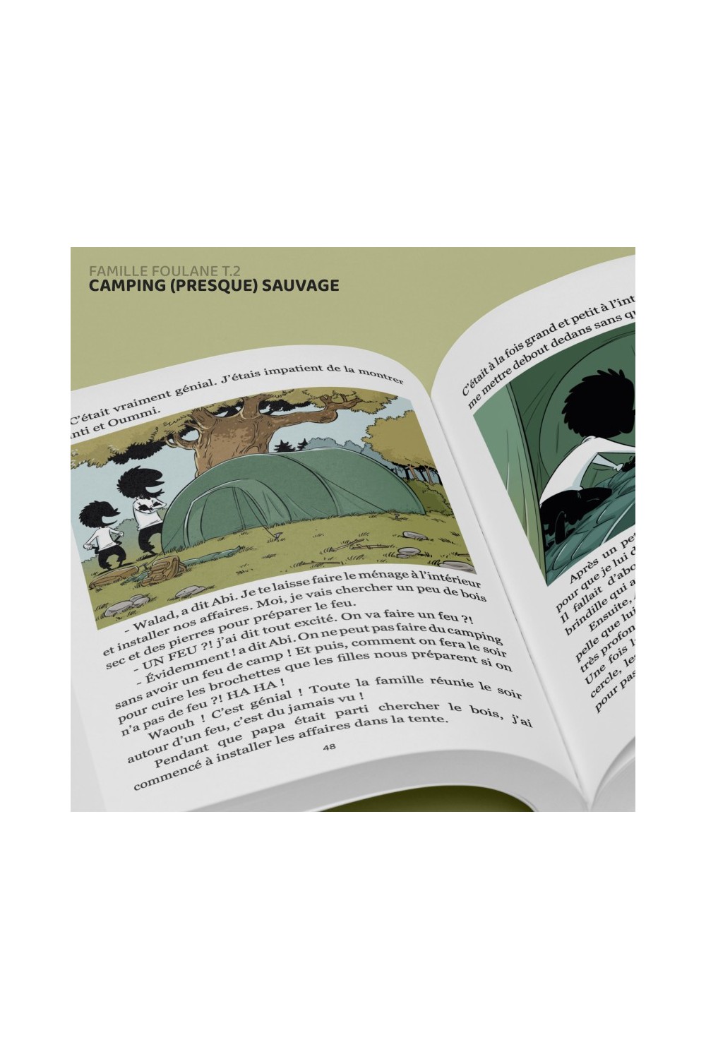 La Famiglia Foulane (Volume 2): Campeggio (quasi) selvaggio-Livres Enfants-Safwa Boutique