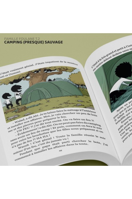 La Famille Foulane (Tome 2) : Camping (presque) sauvage-Livres Enfants-Safwa Boutique