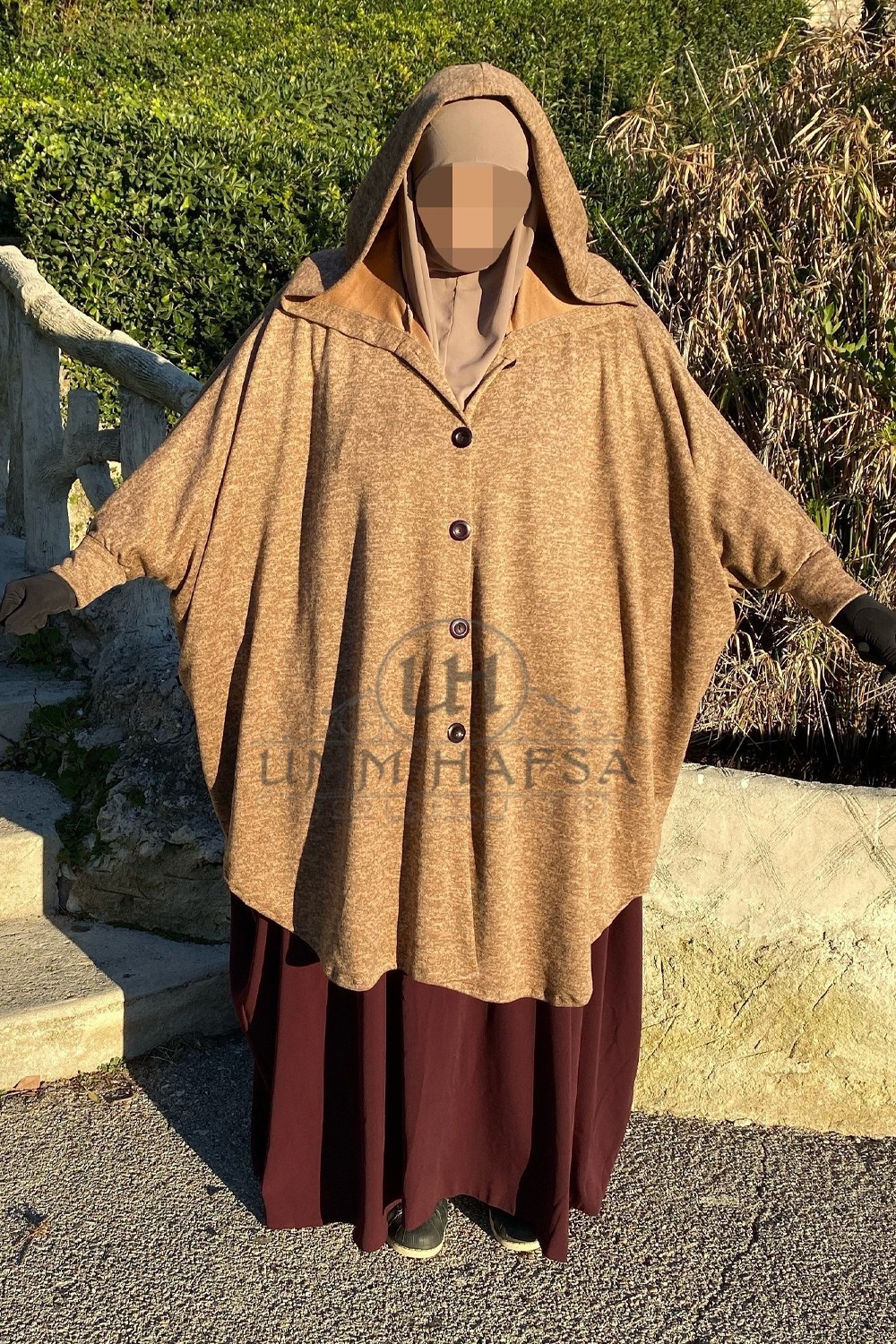 Hafsa jilbab-vest van Umm Hafsa-Gilet & Manteaux-Safwa Boutique