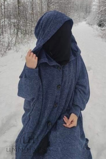 Hafsa Jilbab-Überwurf von Umm Hafsa-Gilet & Mäntel-Safwa Boutique