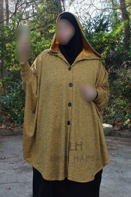 Cárdigan para jilbab Hafsa de Umm Hafsa-Gilet & Manteaux-Safwa Boutique