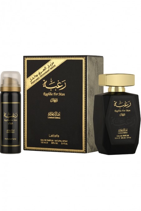 Eau de Parfum Raghba voor man 100mL - Lattafa Parfums Dubai-Parfums Dubaï-Safwa Boutique
