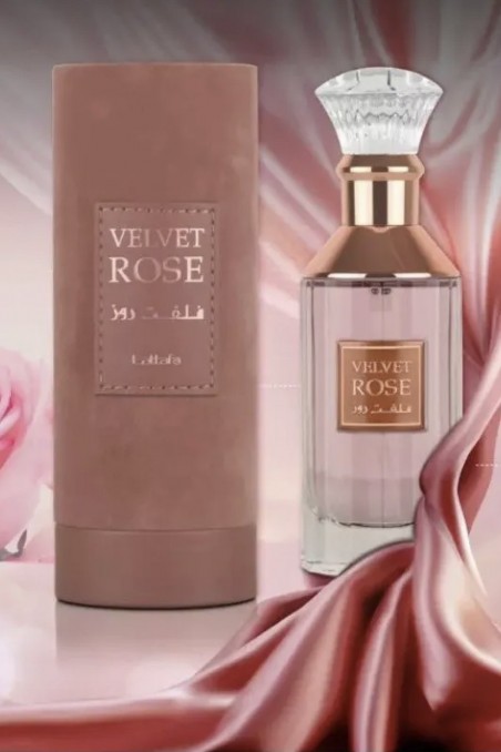 Eau de Parfum Velvet Rose Lattafa 100ml - Lattafa Parfums Dubai-Parfüms Dubaï-Safwa Boutique