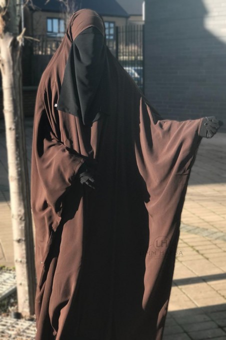 Jilbab Saudí Clásico Umm Hafsa-jilbeb & jilbab-Safwa Boutique