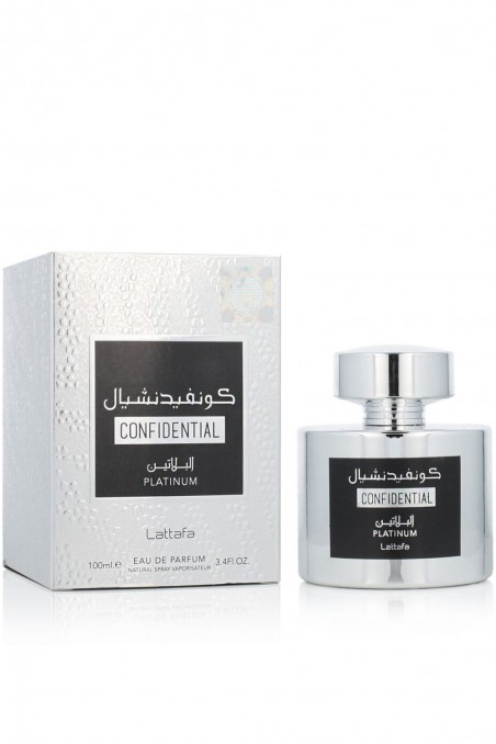 Parfüm Confidential Private Platinum 100mL Lattafa - Lattafa Parfüms Dubai-Parfüms Dubaï-Safwa Boutique