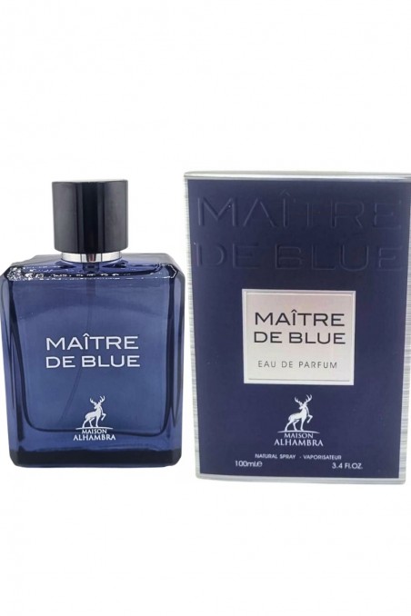 Eau de Parfum Maitre de Bleu ALHAMBRA 100mL - Maison Alhambra Perfumes Dubaï-Parfums Dubaï-Safwa Boutique