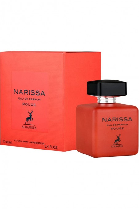 Eau de Parfum Narissa Rouge ALHAMBRA 100mL - Maison Alhambra Parfumer Dubai-Parfums Dubaï-Safwa Boutique