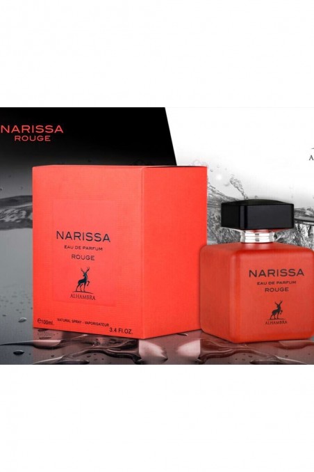 Eau de Parfum Narissa Rouge ALHAMBRA 100mL - Maison Alhambra Parfumer Dubai-Parfums Dubaï-Safwa Boutique