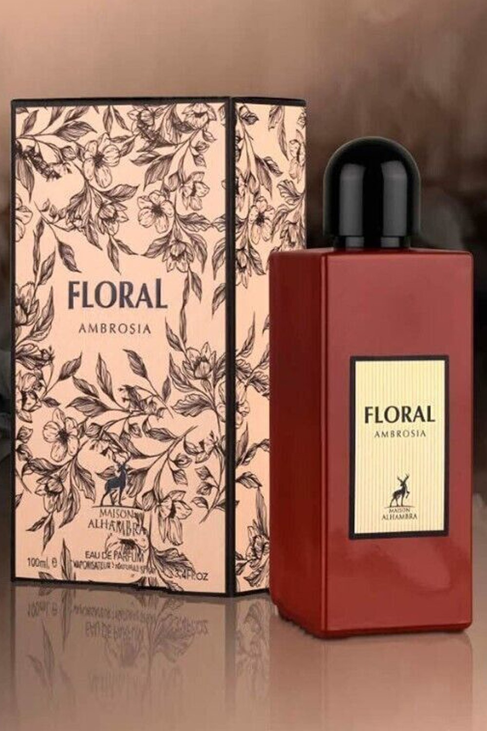Água de Perfume FLORAL Ambrosia ALHAMBRA 100mL - Casa Alhambra Perfumes Dubai-Parfums Dubaï-Safwa Boutique