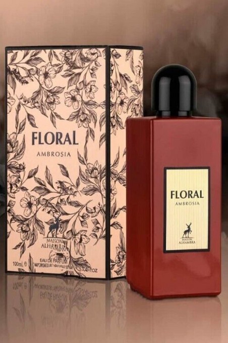 Eau de Parfum FLORAL Ambrosia ALHAMBRA 100mL - Maison Alhambra Parfumer Dubai-Parfums Dubaï-Safwa Boutique
