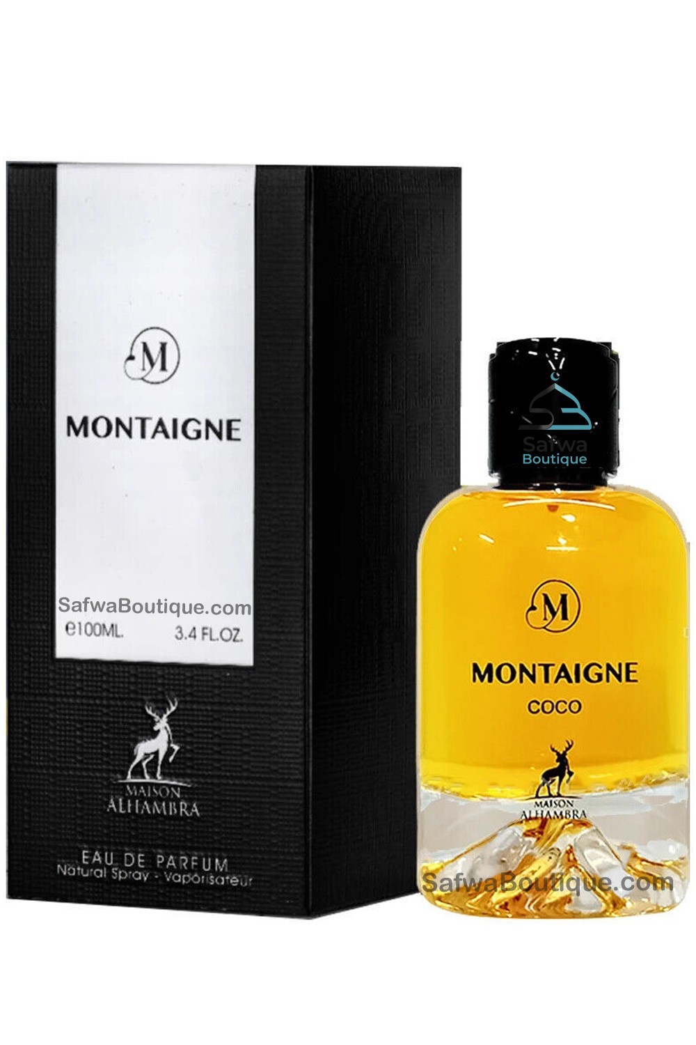Acqua di Profumo Montaigne Coco ALHAMBRA 100mL - Casa Alhambra Profumi Dubai-Parfums Dubaï-Safwa Boutique