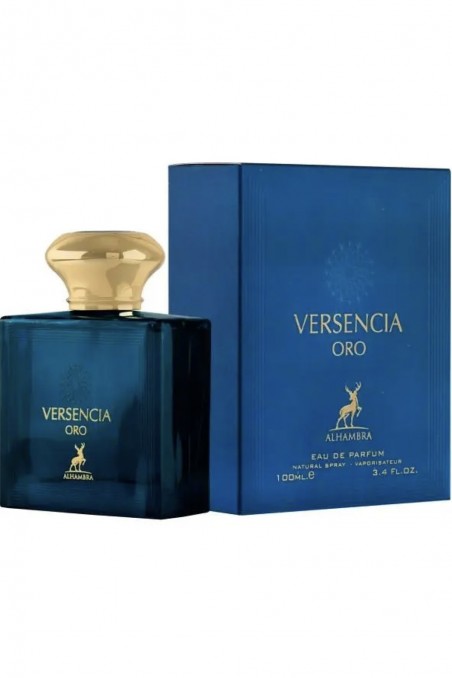 Água de Perfume Versencia Oro ALHAMBRA 100mL - Casa de Perfumes Alhambra Dubai-Parfums Dubaï-Safwa Boutique