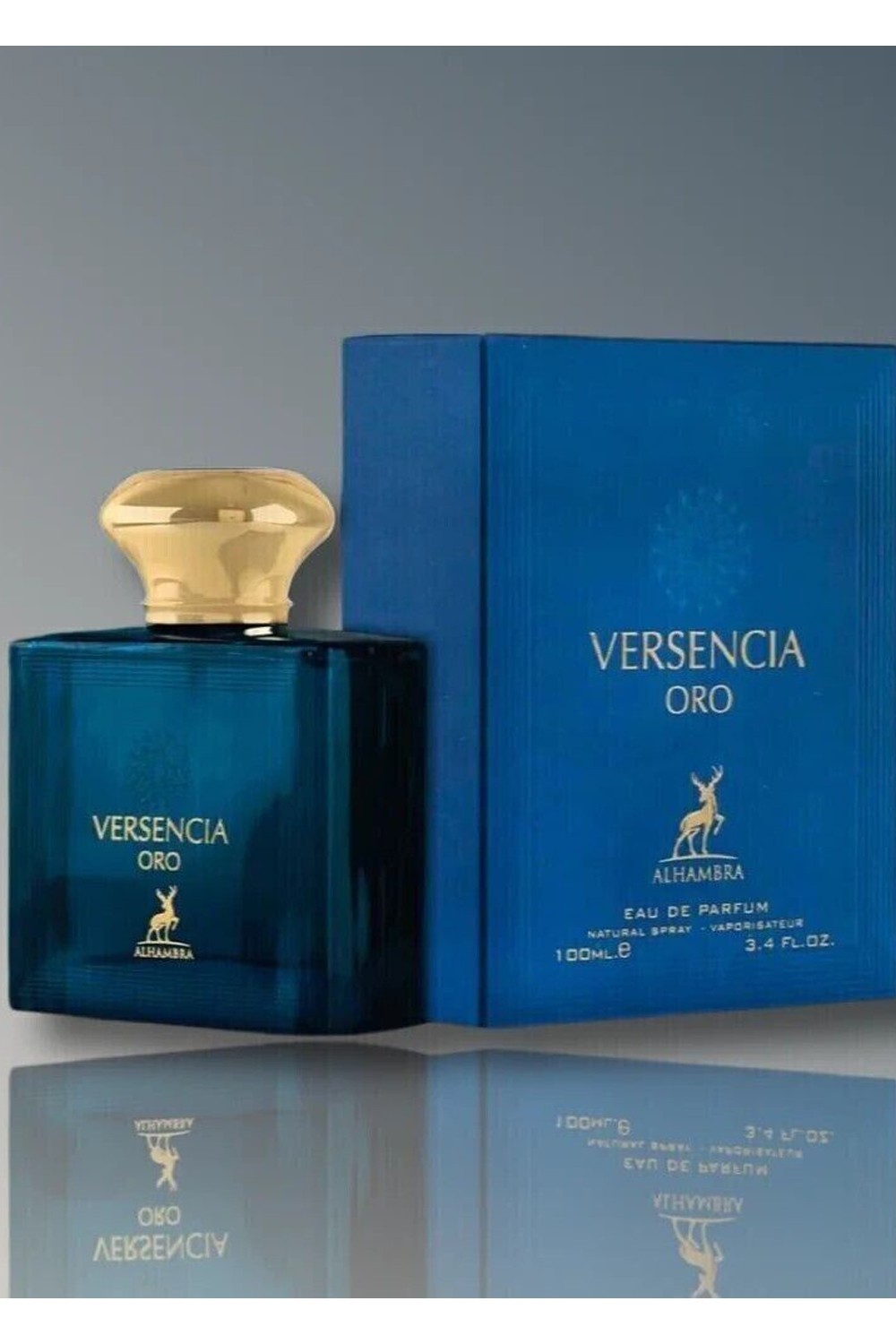 Água de Perfume Versencia Oro ALHAMBRA 100mL - Casa de Perfumes Alhambra Dubai-Parfums Dubaï-Safwa Boutique