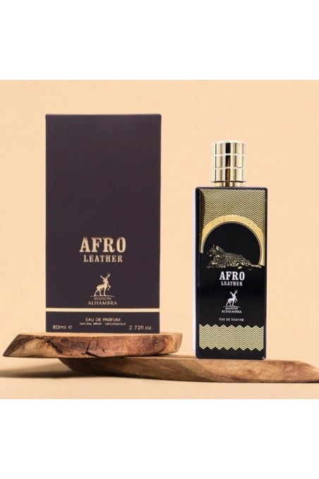 Afro Leather ALHAMBRA 80mL Eau de Parfum - Alhambra Perfumes House Dubai-Dubaï Fragrances-Safwa Boutique