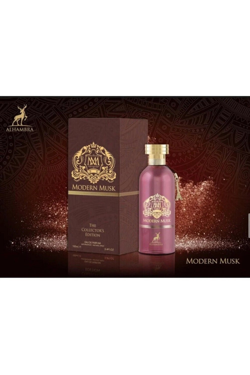 Eau de Parfum Modern Musk ALHAMBRA 100mL - Maison Alhambra Parfums Dubai-Parfüms Dubaï-Safwa Boutique