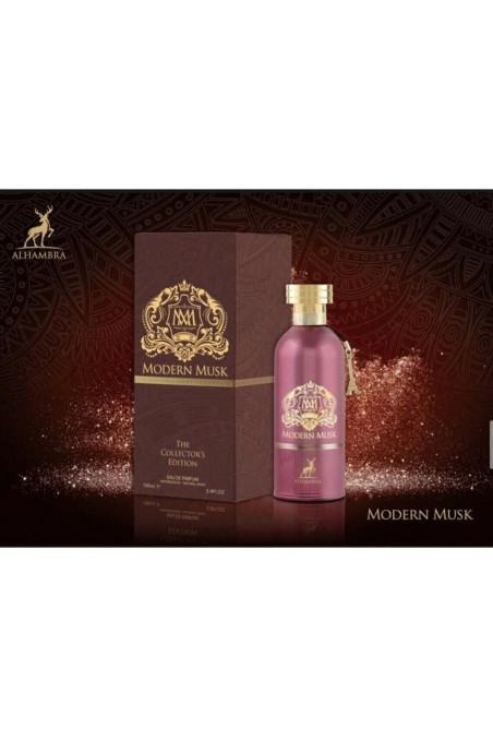 Eau de Parfum Modern Musk ALHAMBRA 100mL - Maison Alhambra Parfumer Dubaï-Parfums Dubaï-Safwa Boutique