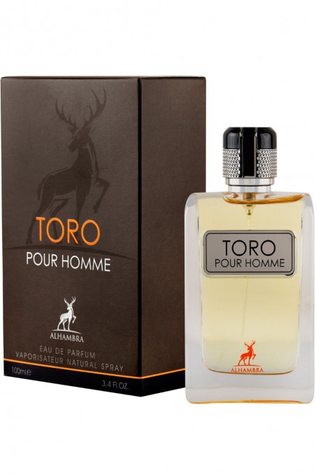 Agua de Perfume TORO Para Hombre ALHAMBRA 100mL - Casa de Perfumes Alhambra Dubái-Parfums Dubaï-Safwa Boutique
