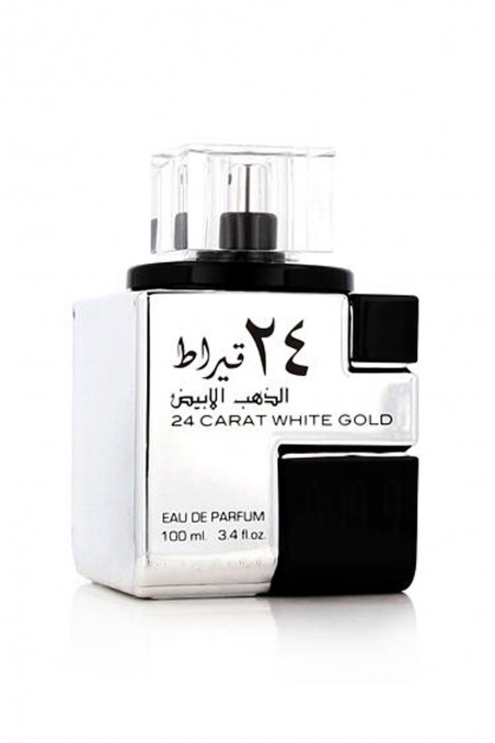 24 Carat White Gold Eau de Parfum 100mL - Lattafa Perfumes Dubai-Dubaï Fragrances-Safwa Boutique