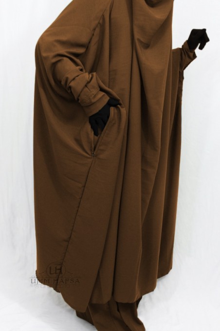 Jilbab con zip “gonna” Umm Hafsa-jilbeb & jilbab-Safwa Boutique