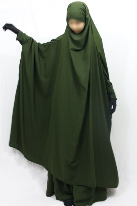 Jilbab con cremallera “falda” Umm Hafsa-jilbeb & jilbab-Safwa Boutique