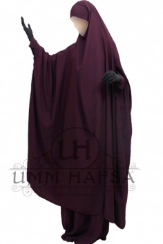 Jilbab com zíper “saia” Umm Hafsa 2