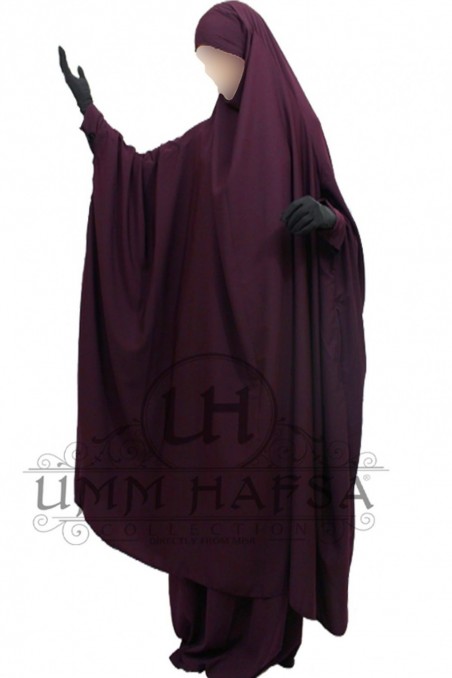 Jilbab med glidelås “skjørt” Umm Hafsa-jilbeb & jilbab-Safwa Boutique