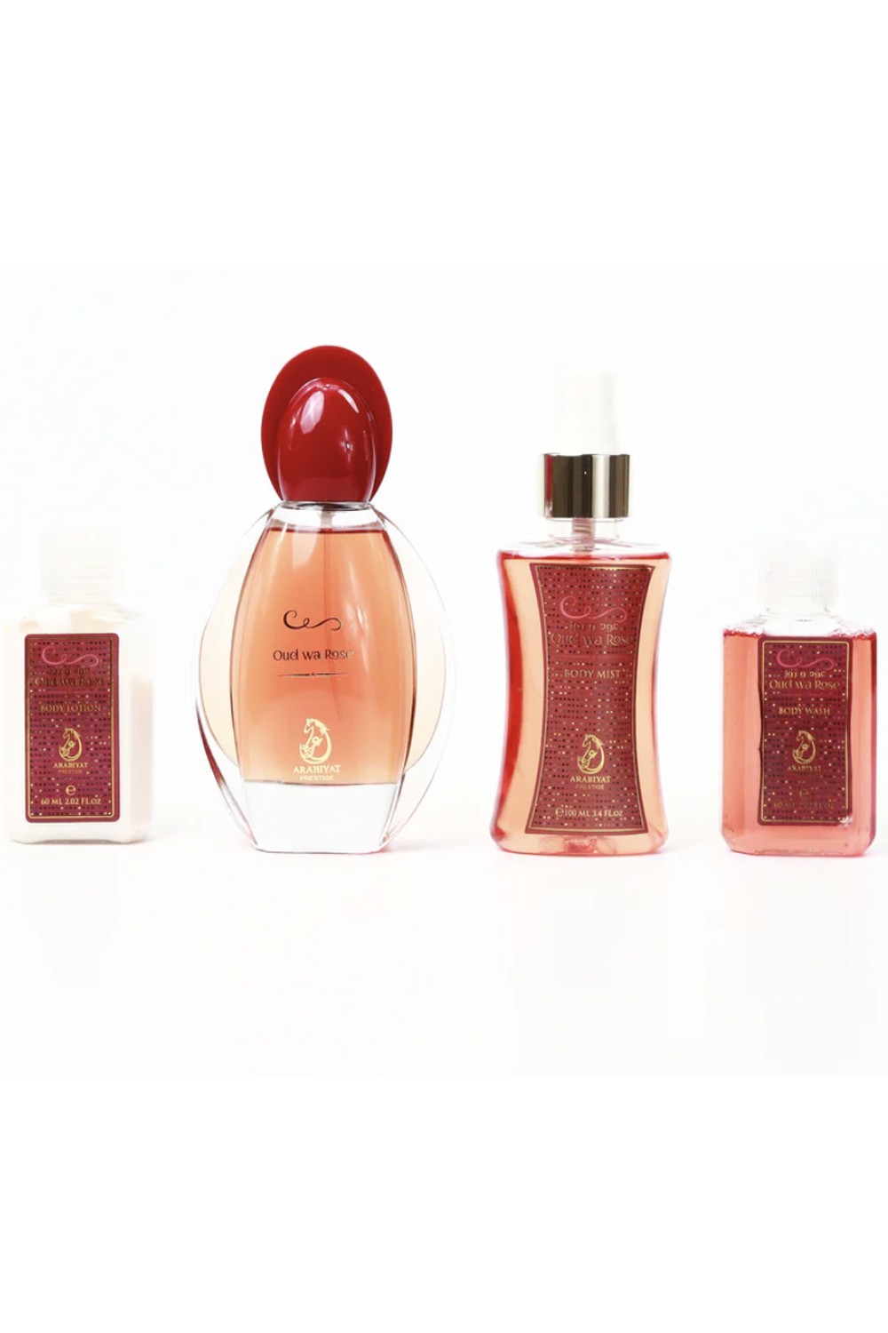 Oud Wa Rose Coffret 4 stykker - Mine Parfumer Dubai-Accueil-Safwa Boutique