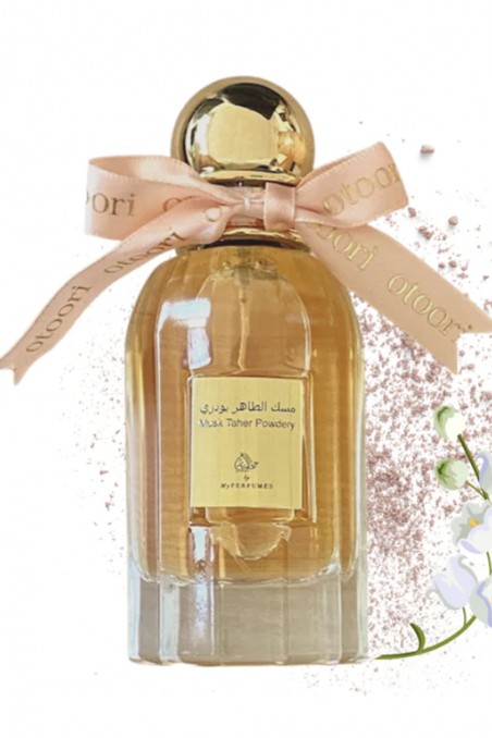 Eau de Parfum Musk Taher Pudrig 80mL - Mina Parfymer Dubai "Arabiyat"-Parfums Dubaï-Safwa Boutique