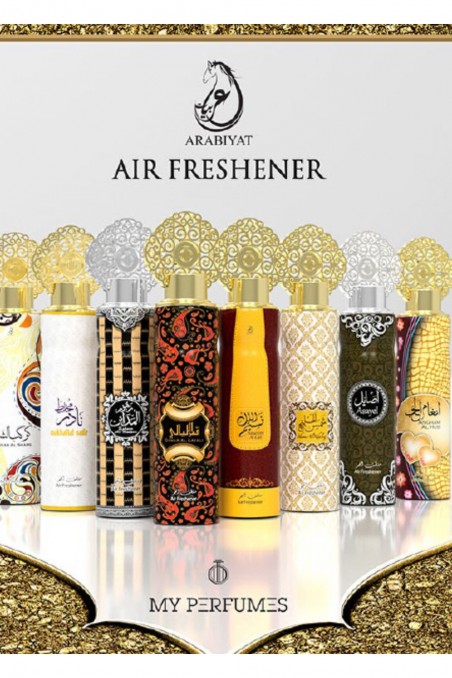 Pakke med 12 rumduft Air Freshener 300mL - My Perfumes Dubai "Arabiyat"-Parfums d'Ambiance-Safwa Boutique