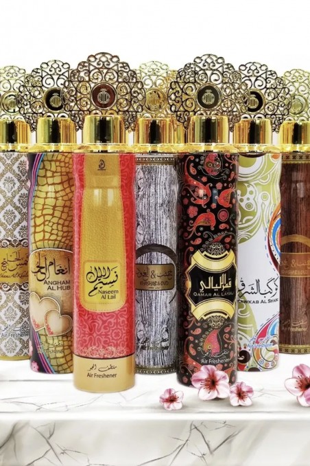Pakke med 12 rumduft Air Freshener 300mL - My Perfumes Dubai "Arabiyat"-Parfums d'Ambiance-Safwa Boutique