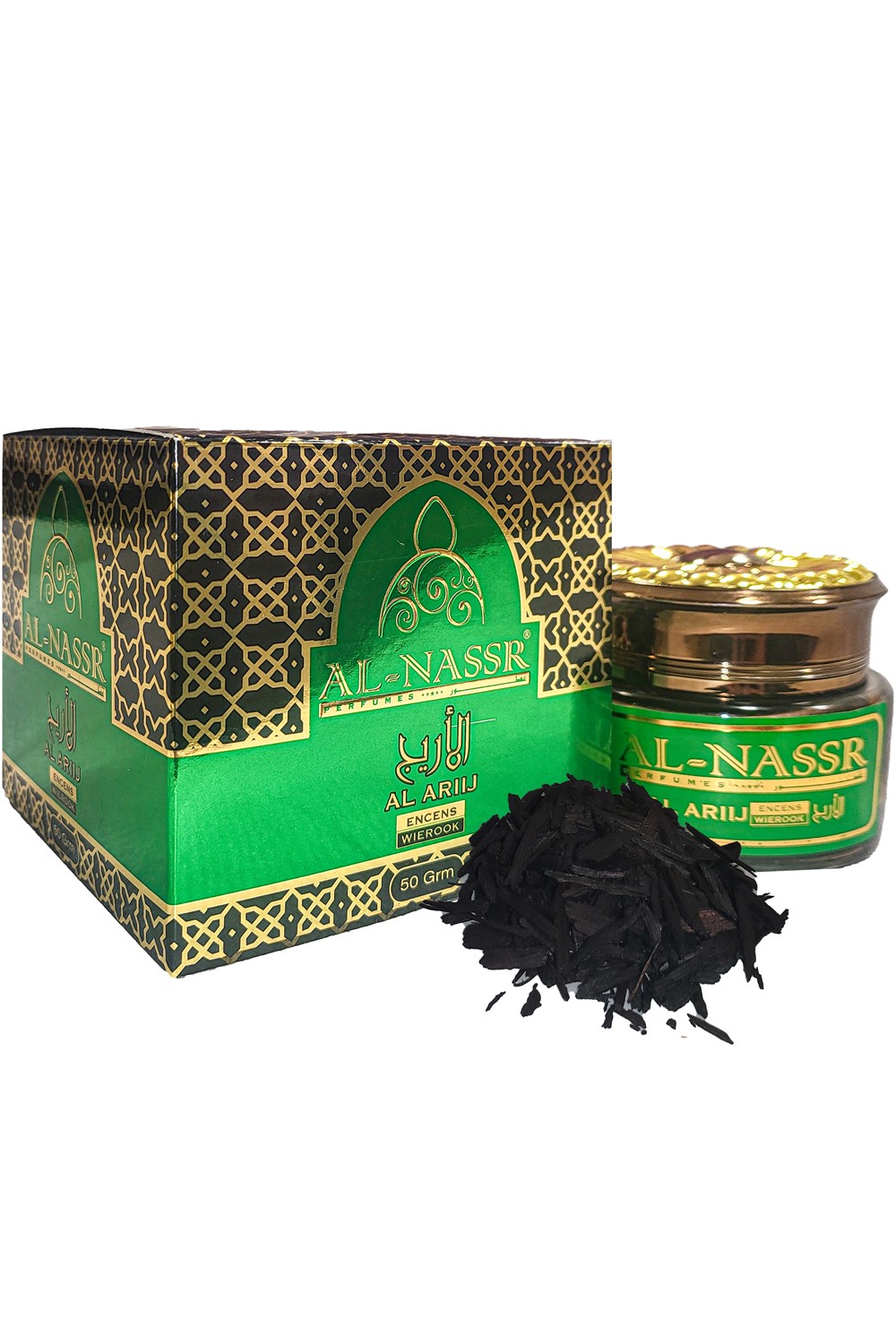 Bakhoor Røgelse Al Ariij 50g Arabisk Bukhoor - Al Nassr Dubai-Encens & Bakhour-Safwa Boutique