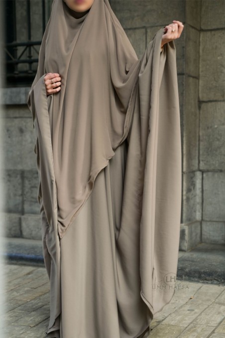 Khimar de gasa de dos capas Umm Hafsa-Hijab & Khimar-Safwa Boutique
